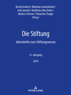 cover image of Die Stiftung